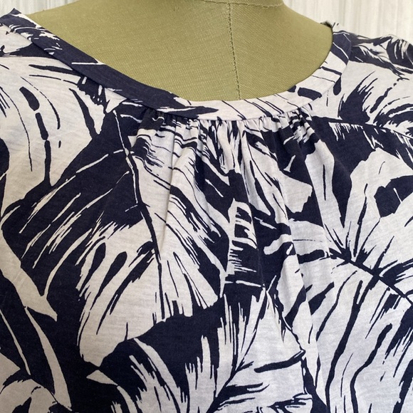 Weekend MaxMara short, boxy, summer, tropical leaves, dress/tunic! Size XS - Picture 4 of 16